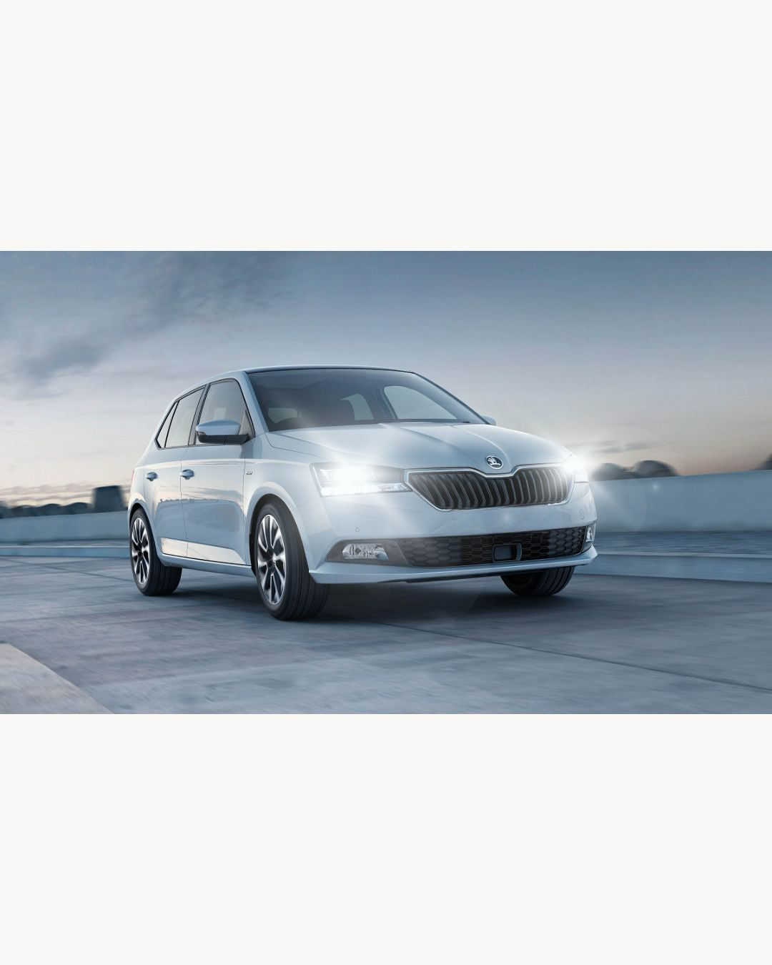 H7 LED HIGH BEAM LAMP KIT SKODA FABIA MK3 6000K WHITE NO ERROR 6400 LUMEN 