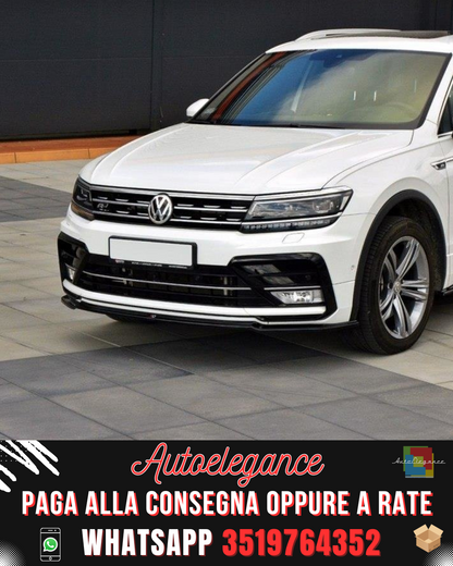 SPLITTER ANTERIORE ADATTO PER VW TIGUAN MK2 R-LINE