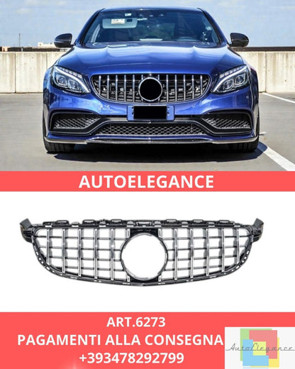 😍ART.6273 Griglia Sport Panamericana GT Adatta Per Mercedes W205 C63😍