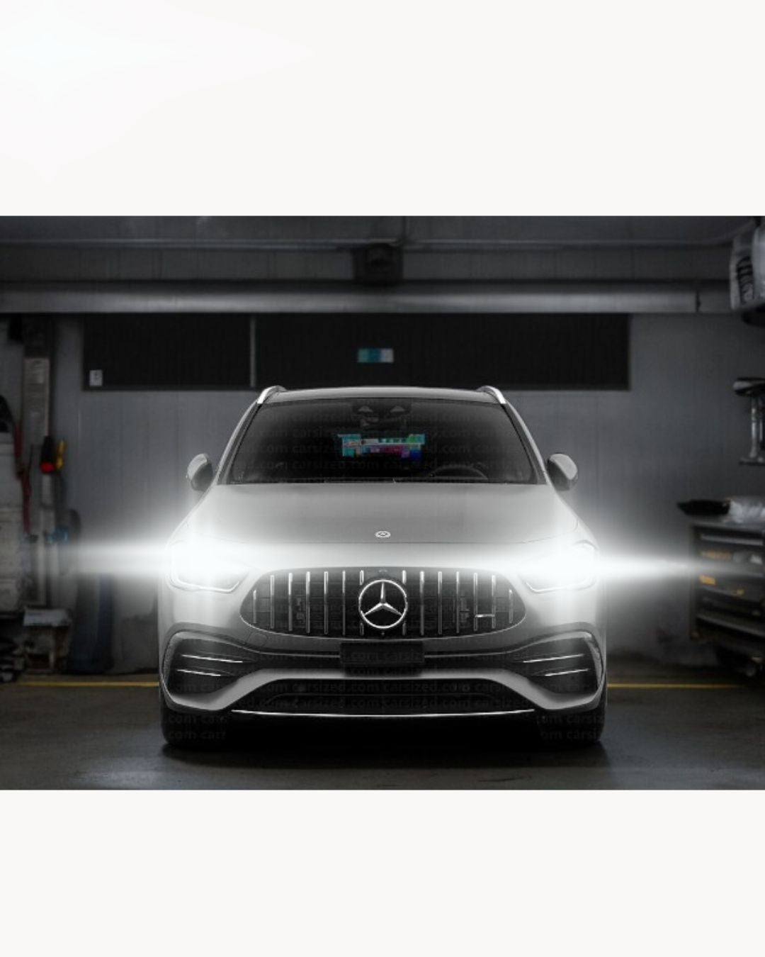 KIT FARI FULL LED MERCEDES GLA ANABBAGLIANTI H7 + ABBAGLIANTI DIURNE H15 CANBUS