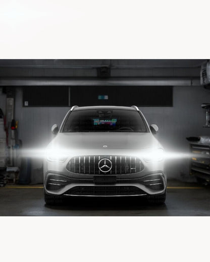 KIT FARI FULL LED MERCEDES GLA ANABBAGLIANTI H7 + ABBAGLIANTI DIURNE H15 CANBUS