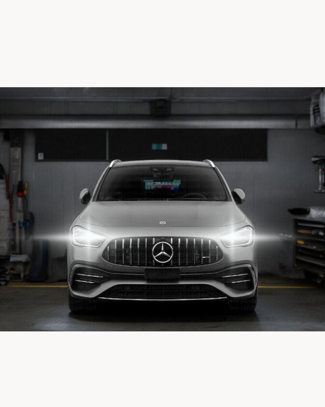 KIT FARI FULL LED MERCEDES GLA ANABBAGLIANTI H7 + ABBAGLIANTI DIURNE H15 CANBUS