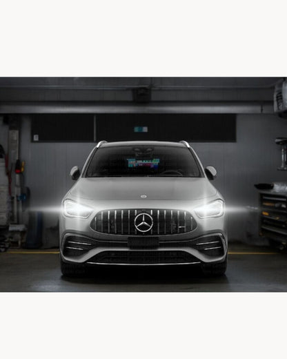 KIT FARI FULL LED MERCEDES GLA ANABBAGLIANTI H7 + ABBAGLIANTI DIURNE H15 CANBUS