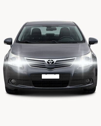 KIT FULL LED H7 CANBUS TOYOTA AVENSIS MK1 6000K BIANCO 6400 LUMEN ABBAGLIANTI