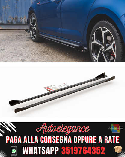 RACING DURABILITY MINIGONNE LATERALI + FLAP adatti per VOLKSWAGEN POLO GTI MK6