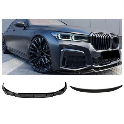 💕SPLITTER + SPOILER  BMW SERIE 7 G11 G12 M PERFORMANCE  NERO LUCIDO 💕