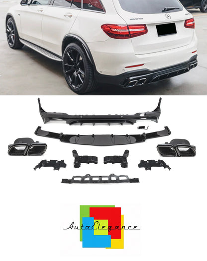 💕DIFFUSORI   ADATTO PER  MERCEDES GLC X253 AMG FACELIFT NERO  LUCIDO 💕