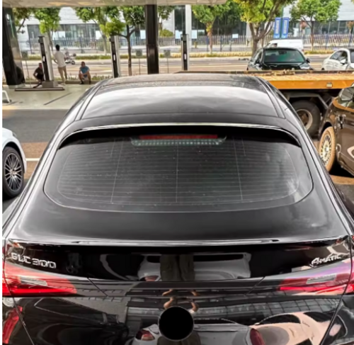 ART.4482  Spoiler superiore Mercedes C254 Coupe GLC 2023+ Look AMG Nero luc