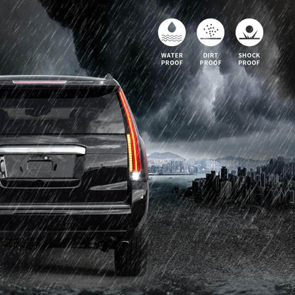 Fanali posteriori per GMC Yukon Denali XL FULL LED 2015-2019 ABS, PMMA, VETROMateriali YAB-GMC-0268
