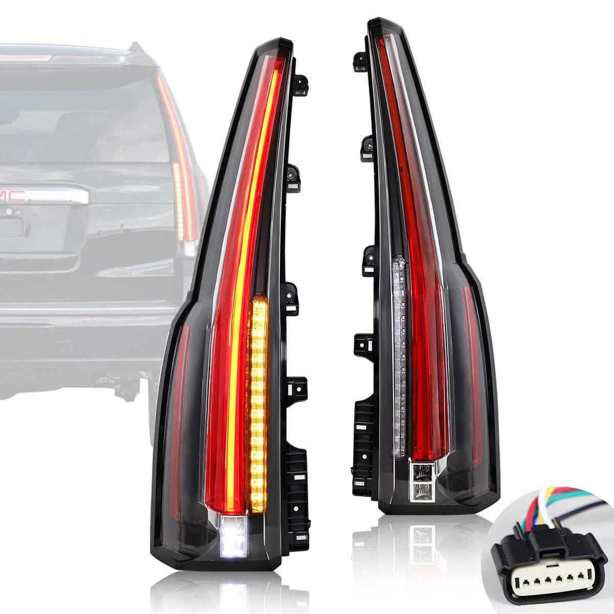 Fanali posteriori per GMC Yukon Denali XL FULL LED 2015-2019 ABS, PMMA, VETROMateriali YAB-GMC-0268