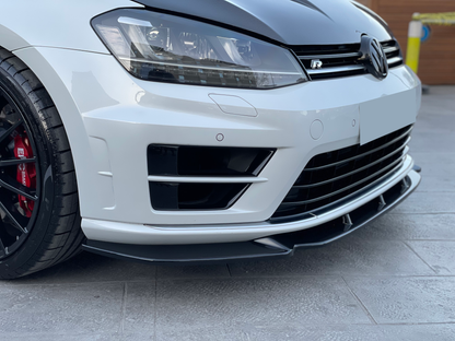 Splitter Anteriore VW VOLKSWAGEN Golf MK 7 R 2013-2016 Versione 2 Con ABE TÜV