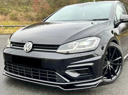 Splitter anteriore adatto per VW Volkswagen Golf MK 7.5 R 2017-2020