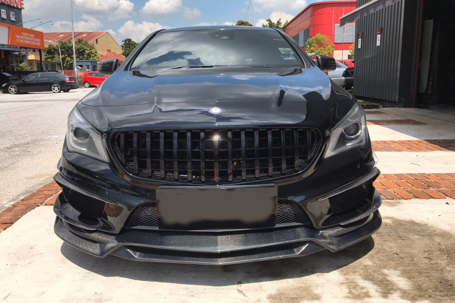 ✨GRIGLIA NERO LUCIDA ADATTA PER Mercedes CLA class W117 2013-2019 ✨
