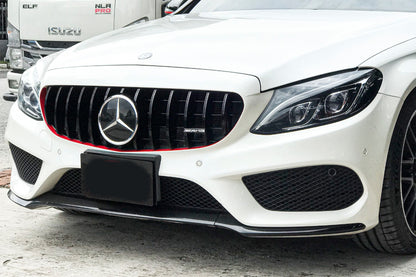 🔥GRIGLIA NERO LUCIDO adatta PER Mercedes C class W205 2015-2017🔥