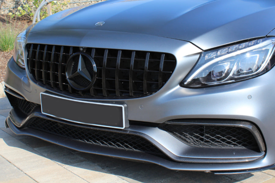 🔥GRIGLIA NERO LUCIDO adatta PER Mercedes C class W205 2015-2017🔥