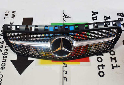 MERCEDES CLASSE A W176 2012+ PARAURTI ANTERIORE COMPLETO E GRIGLIA ANTERIORE DESIGN AMG DIAMANT