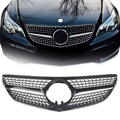 💥GRIGLIA RADIATORE NERO DIAMANTE ADATTO PER Mercedes Benz C207 W207 E Coupe💥