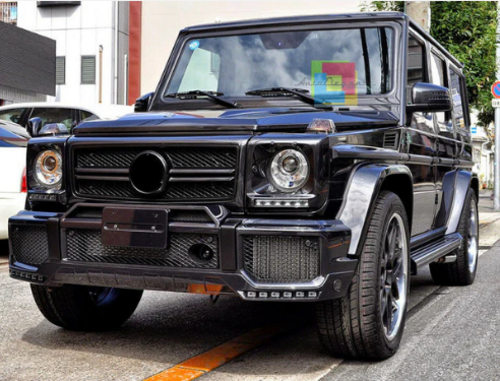 ART.3875  Griglia nera AMG Look per Mercedes Classe G (W463) 1989-2018