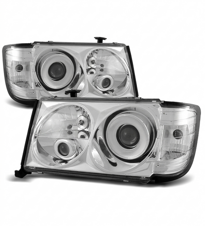 💕 Fari Anteriori Adatto per Mercedes W124 85-93 Cromati 💕