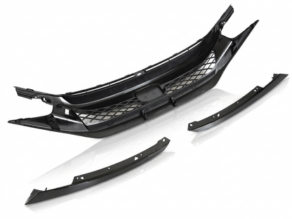 SPLITTER SUITABLE FOR VW GOLF 8 GTI GTD RLINE LOOK GLOSSY BLACK SPORTY DESIGN 