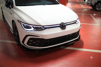 💕SPLITTER ANTERIORE VW Golf Mk8 GTI/GTE/GTD/R-Line (2020–2024) Nero Lucido💕