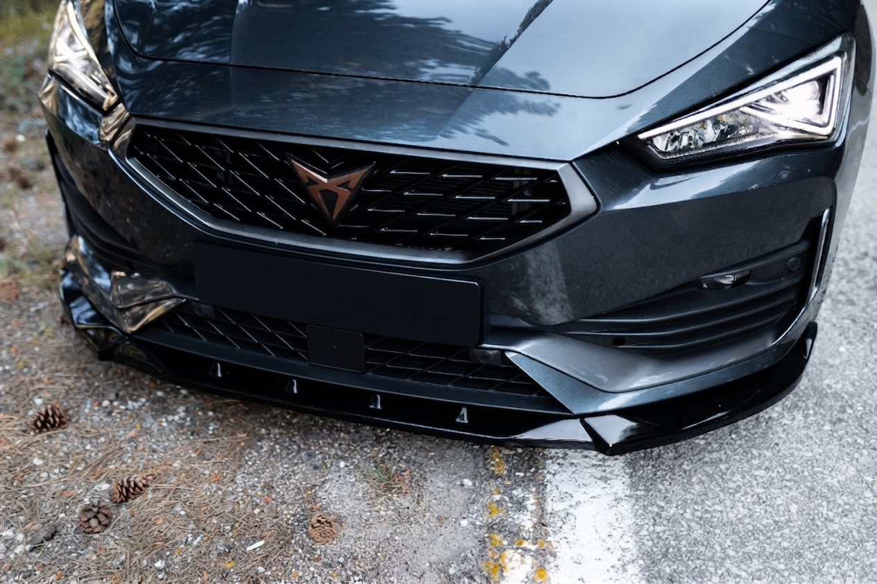 💕SPLITTER ANTERIORE CUPRA Leon Mk1 (2020–2024) Nero Lucido💕