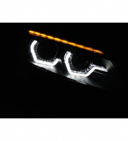 💕 Fari Anteriori Adatto per BMW Z4 E89 09-13 Xenon LED DRL Neri 💕