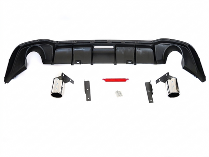 💕 Diffusore Posteriore Adatto per VW Golf VIII 19-24 Sport LED Twin Outlet 💕