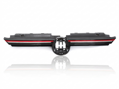 💕 Griglia Anteriore Adatto per VW Golf VIII 19-24 Sport LED Nero Lucido 💕