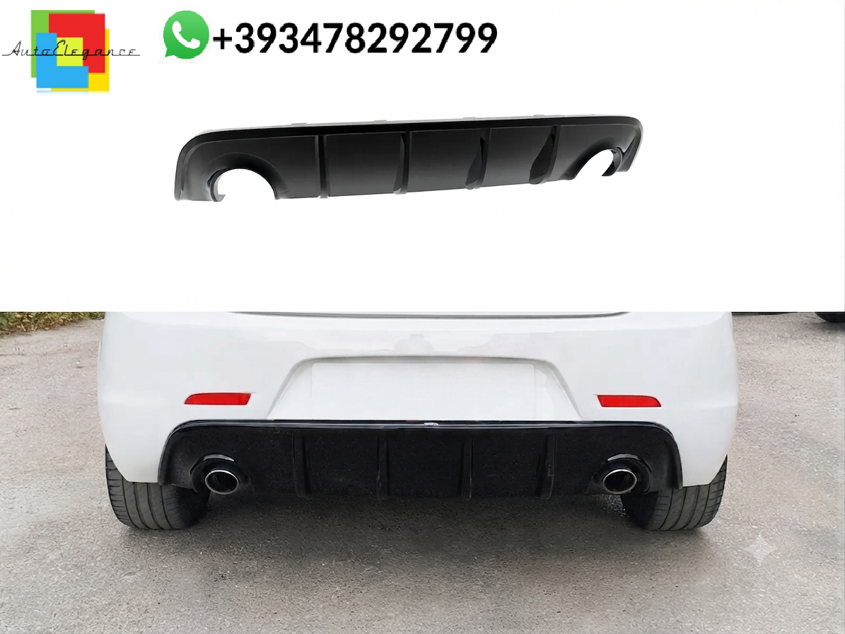 💕DIFFUSORE POSTERIORE Alfa Romeo Giulietta Nero Lucido 💕