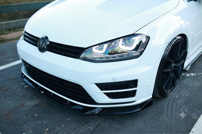 💕SPLITTER ANTERIORE VW Golf Mk7 R (2013–2016) Nero Lucido💕