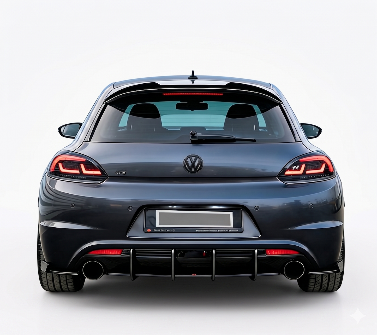 💕 SPOILER  VW Scirocco MK3 Standard 2008-2014  NERO LUCIDO 💕