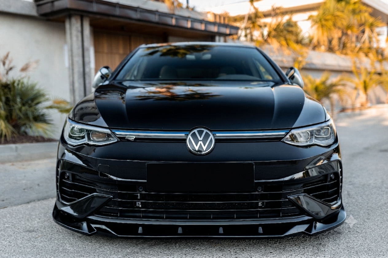 💕SPLITTER ANTERIORE VW Golf Mk8 R (2020–2024) Nero Lucido💕
