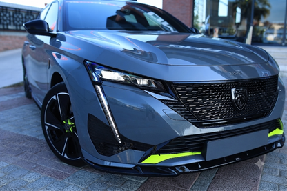 💕SPLITTER ANTERIORE Peugeot 308 GT Mk3 Hatchback & SW (2021+) Nero Lucido💕