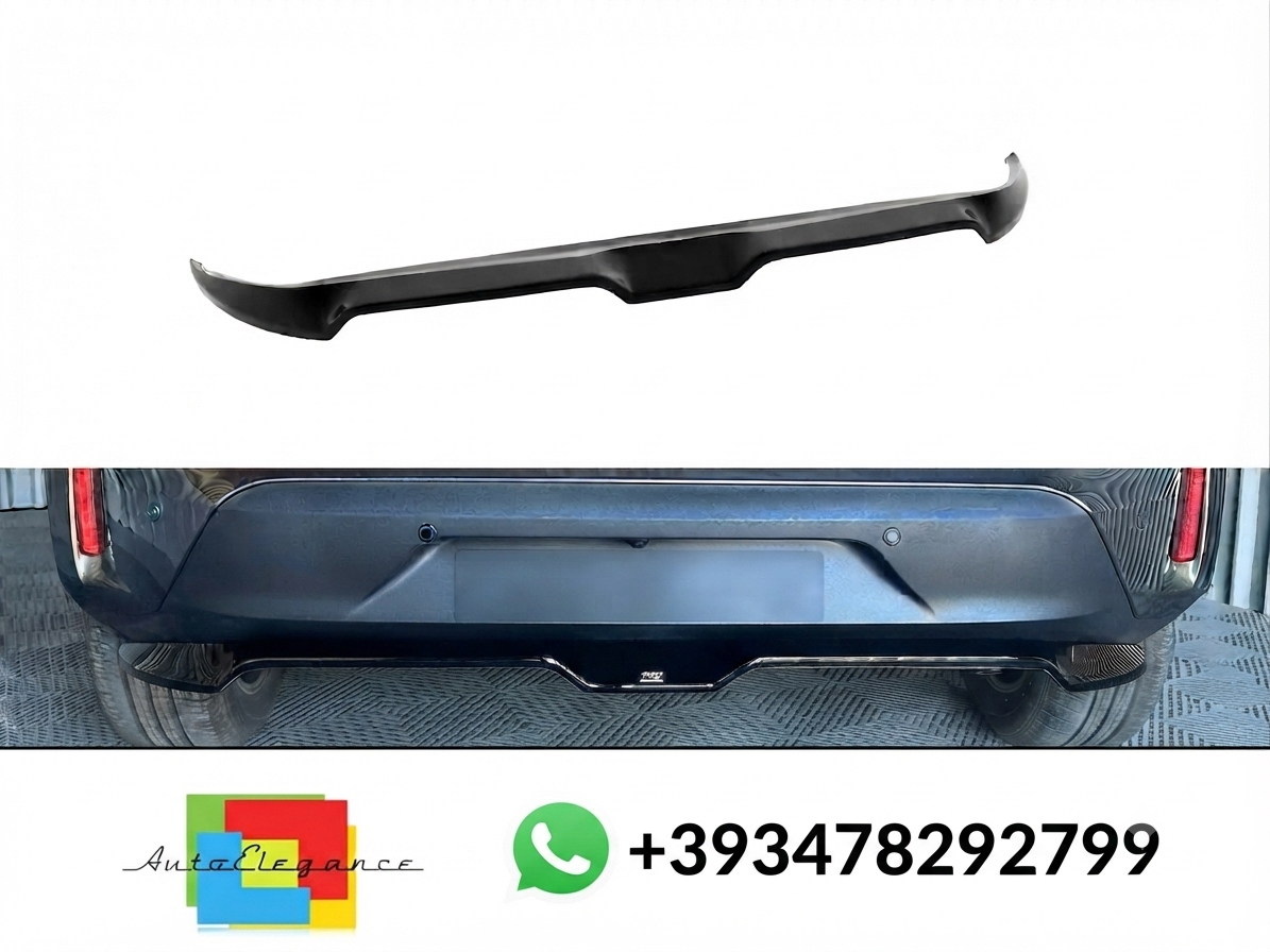 💕Splitter POSTERIORE Toyota Yaris Cross Mk1 Nero LUCIDO💕