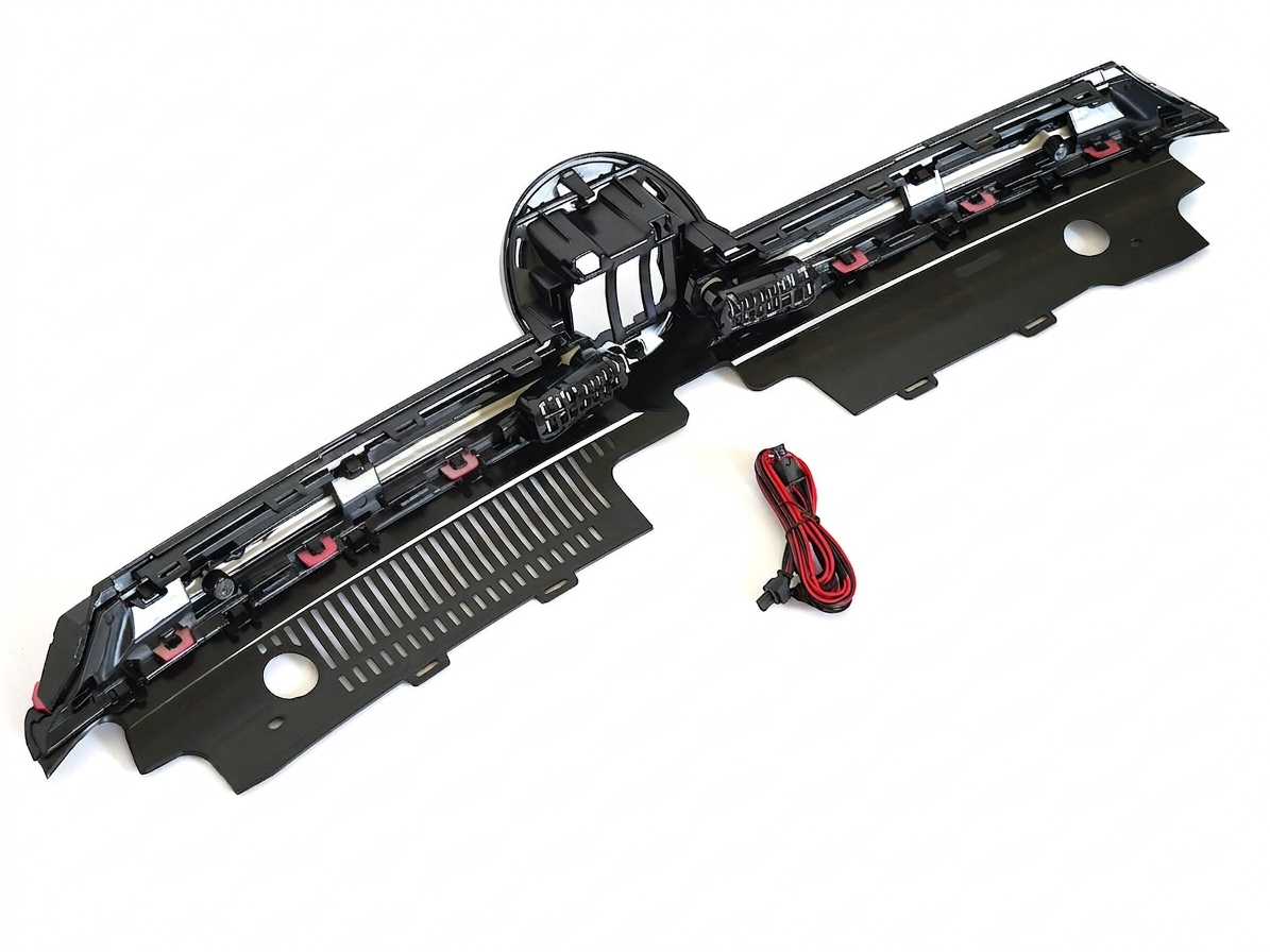 💕 Griglia Anteriore Adatto per VW Golf VIII 19-24 Sport LED Nero Lucido 💕