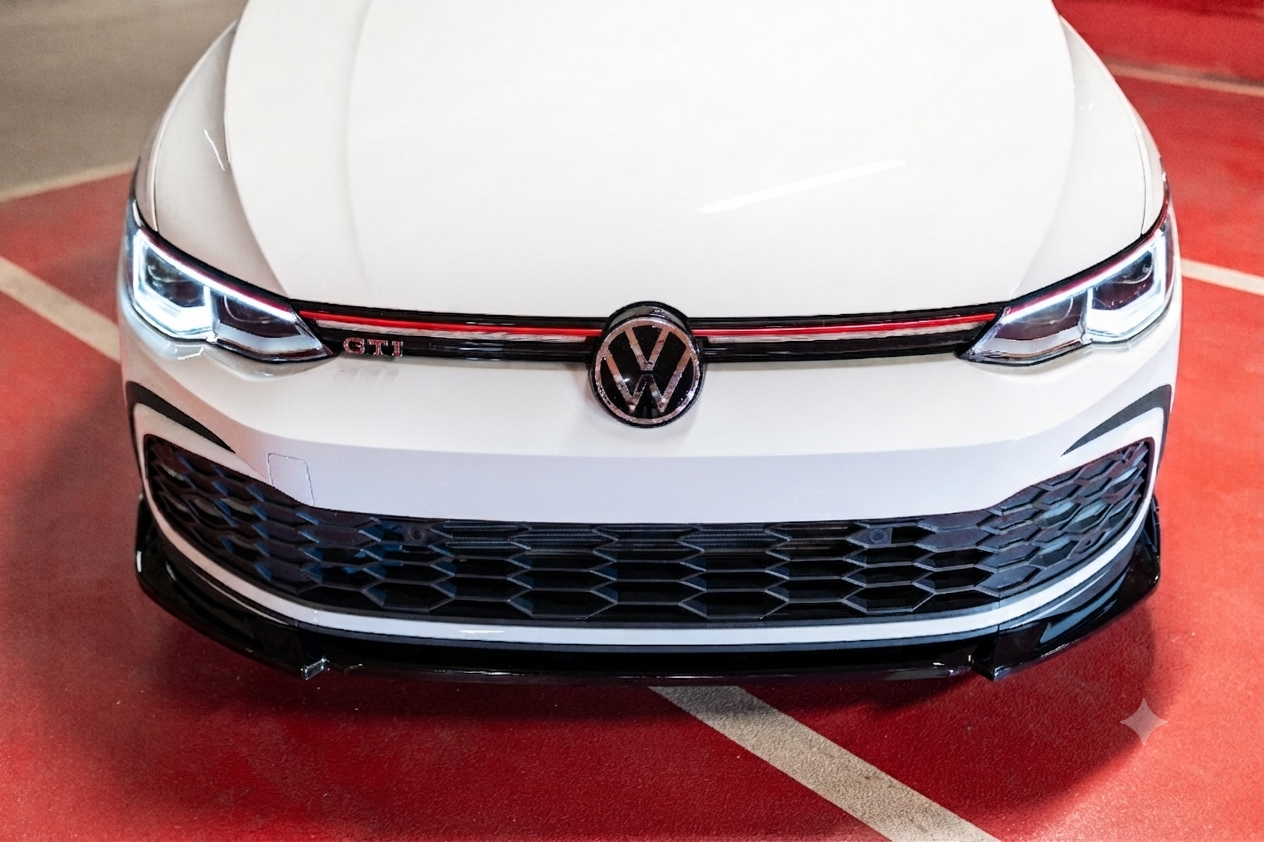 💕SPLITTER ANTERIORE VW Golf Mk8 GTI/GTE/GTD/R-Line (2020–2024) Nero Lucido💕