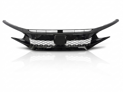 SPLITTER SUITABLE FOR VW GOLF 8 GTI GTD RLINE LOOK GLOSSY BLACK SPORTY DESIGN 
