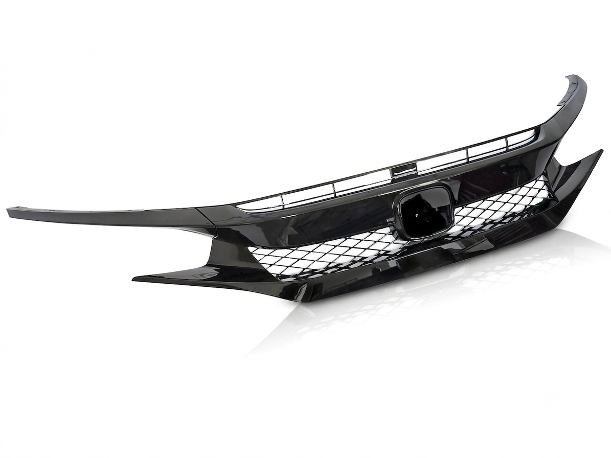 SPLITTER SUITABLE FOR VW GOLF 8 GTI GTD RLINE LOOK GLOSSY BLACK SPORTY DESIGN 