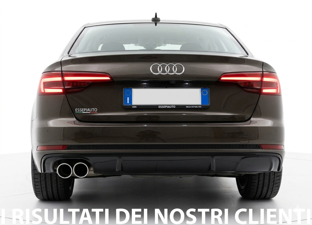 💕DIFFUSORE AUDI A4 B9 2016-2018 NERO LUCIDO 💕