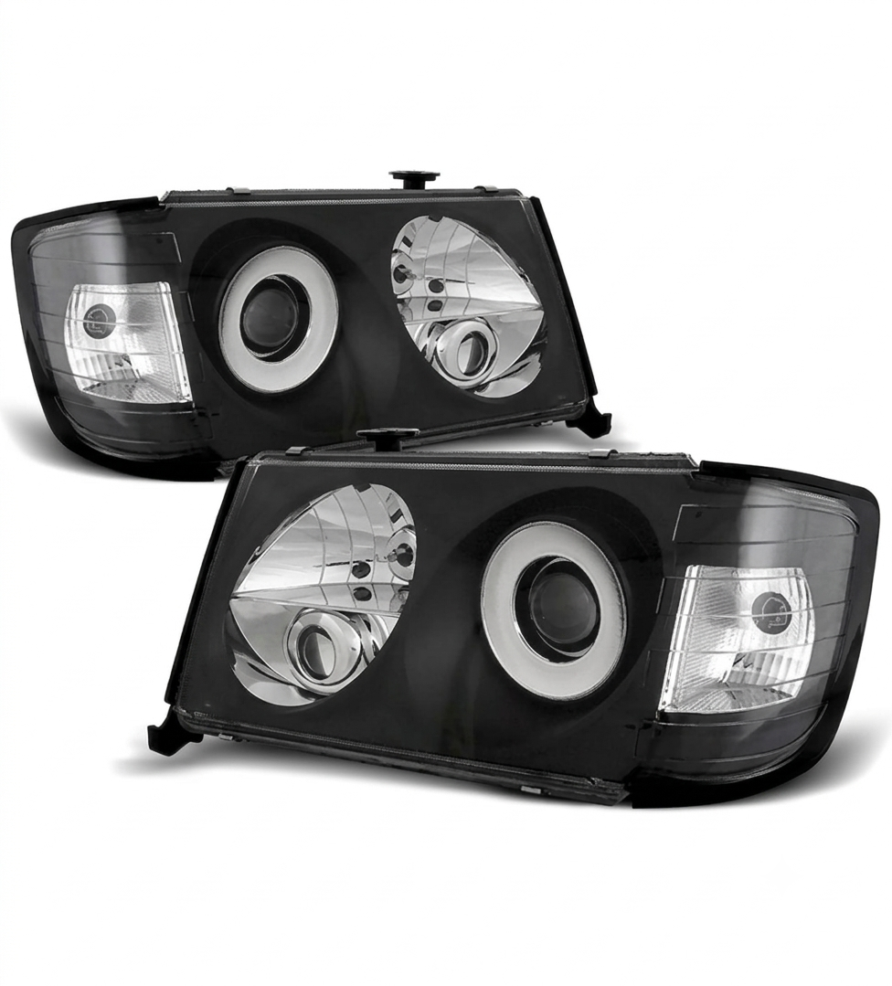 SPLITTER SUITABLE FOR VW GOLF 8 GTI GTD RLINE LOOK GLOSSY BLACK SPORTY DESIGN 