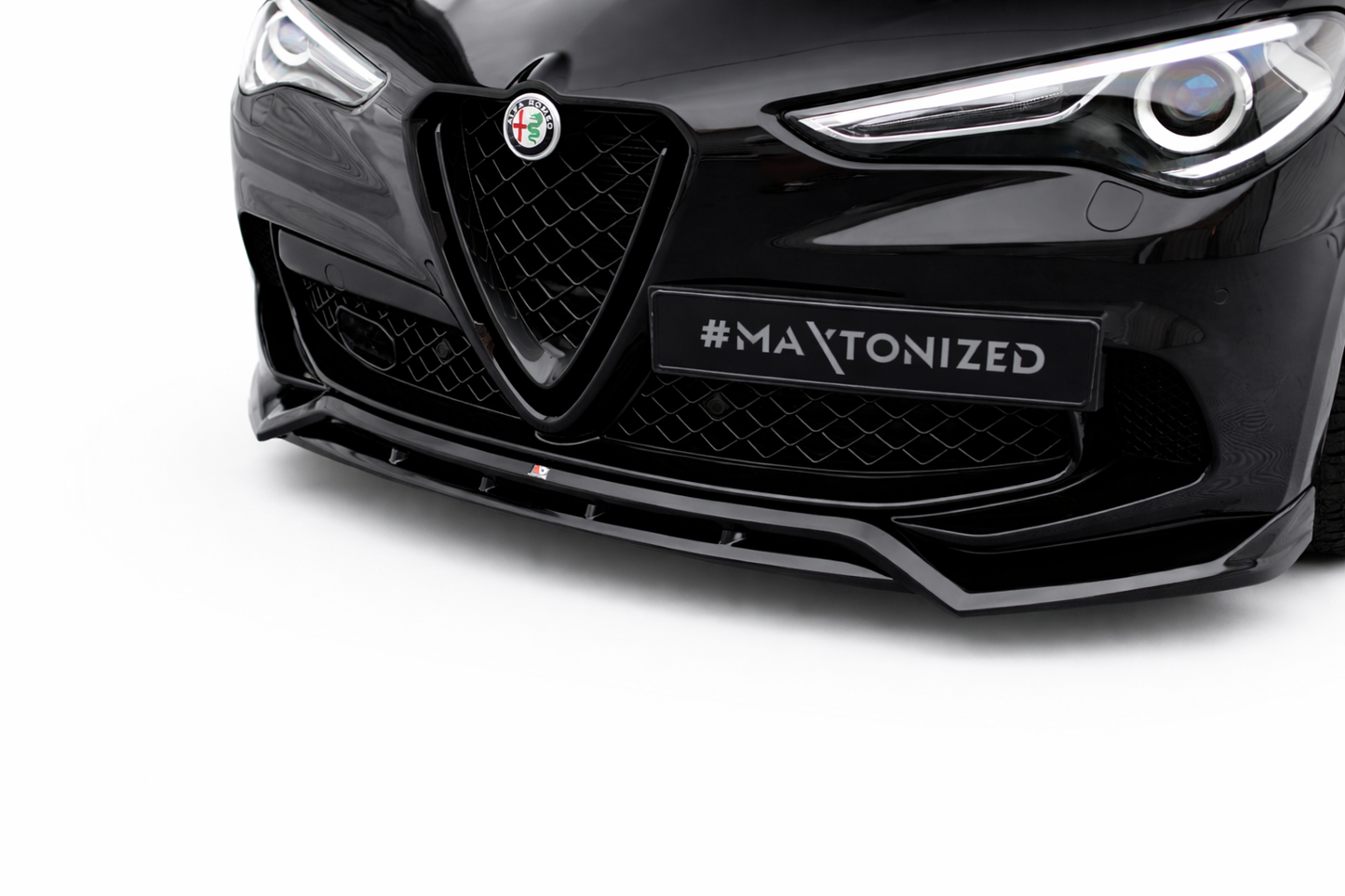 💫ART.9359 Splitter Anteriore per Alfa Romeo Stelvio Quadrifoglio Mk1 201-2022💫