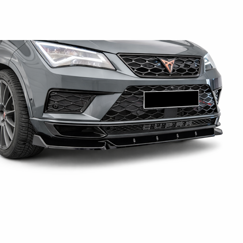 💫ART.9486 Splitter Anteriore V1 per Cupra Ateca Nero Lucido 2018-2021💫