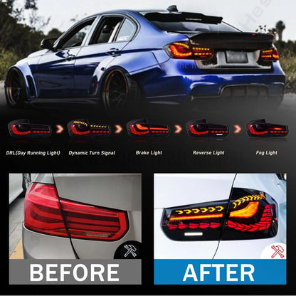 💎TAILLIGHTS SUITABLE FOR BMW 3 SERIES M3 F30 F80 2012-2018💎