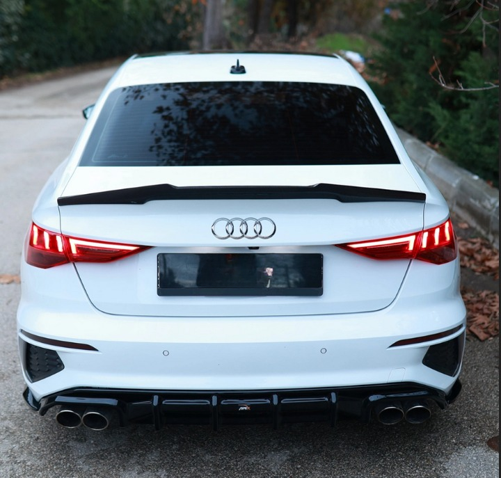 💕ART.7851 DIFFUSORE AUDI A3 8Y S-LINE 2020-2024 SEDAN/SPORTBACK💕