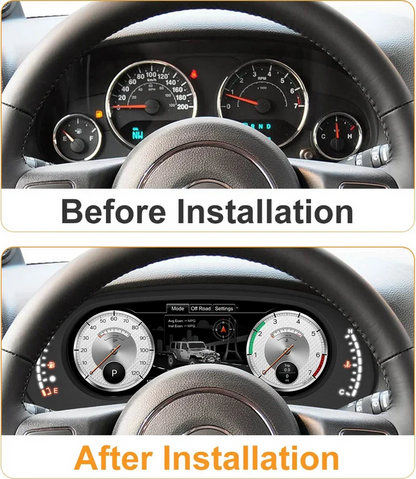💕 VIRTUAL COCKPIT  JEEP  Wrangler JK 2007-2010 💕