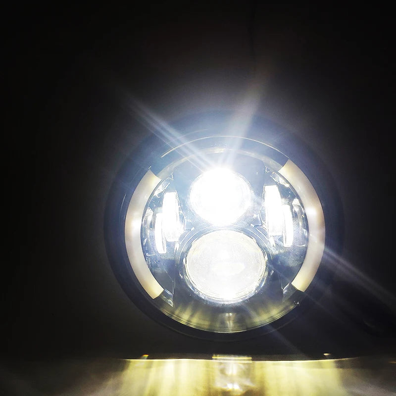 💫ART.4463 Faro Anteriore LED da 7,5 pollici per Kawasaki Cafer Racer / Yamaha💫