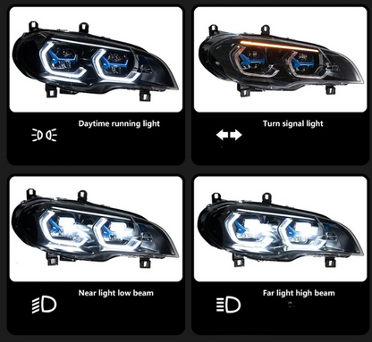 💕  FARI  ANTERIORI BMW E70 X5 FULL LED 2007-2013  💕