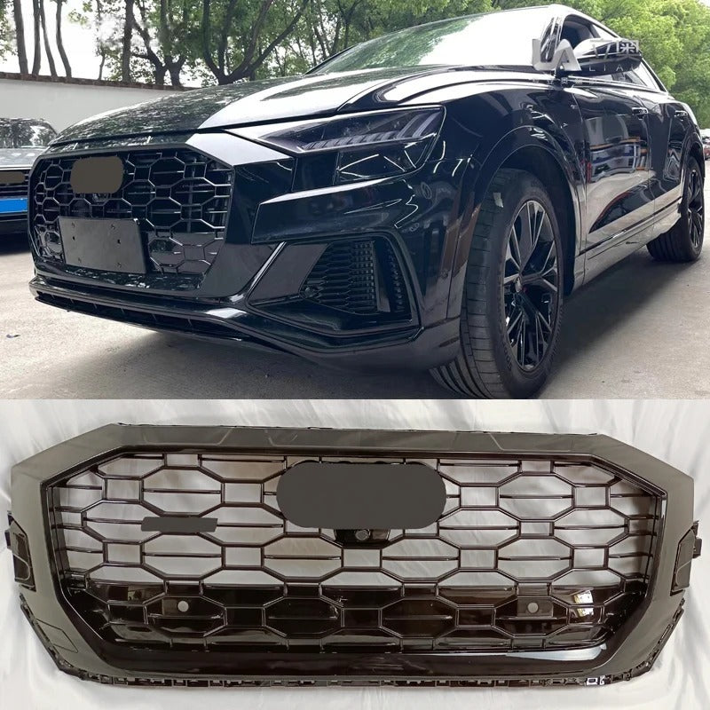 💫ART.8089 Griglia a nido d'ape per Audi Q8 SQ8 S-Line 2018-2021💫