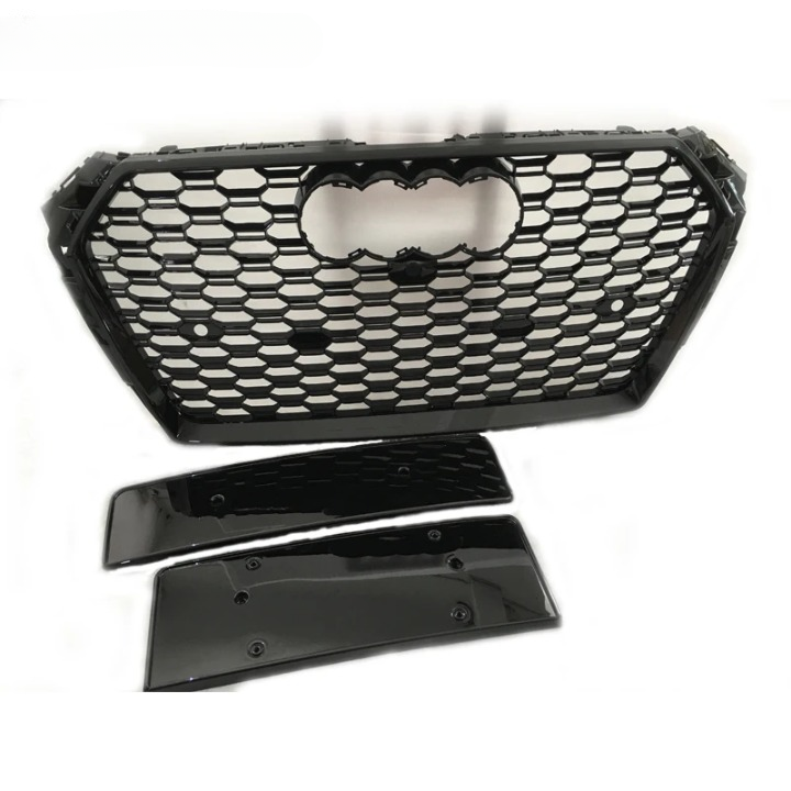 💫ART.8106 Griglia Anteriore Sport a nido d'ape per Audi A4 B9 S4 S-line 17-19💫